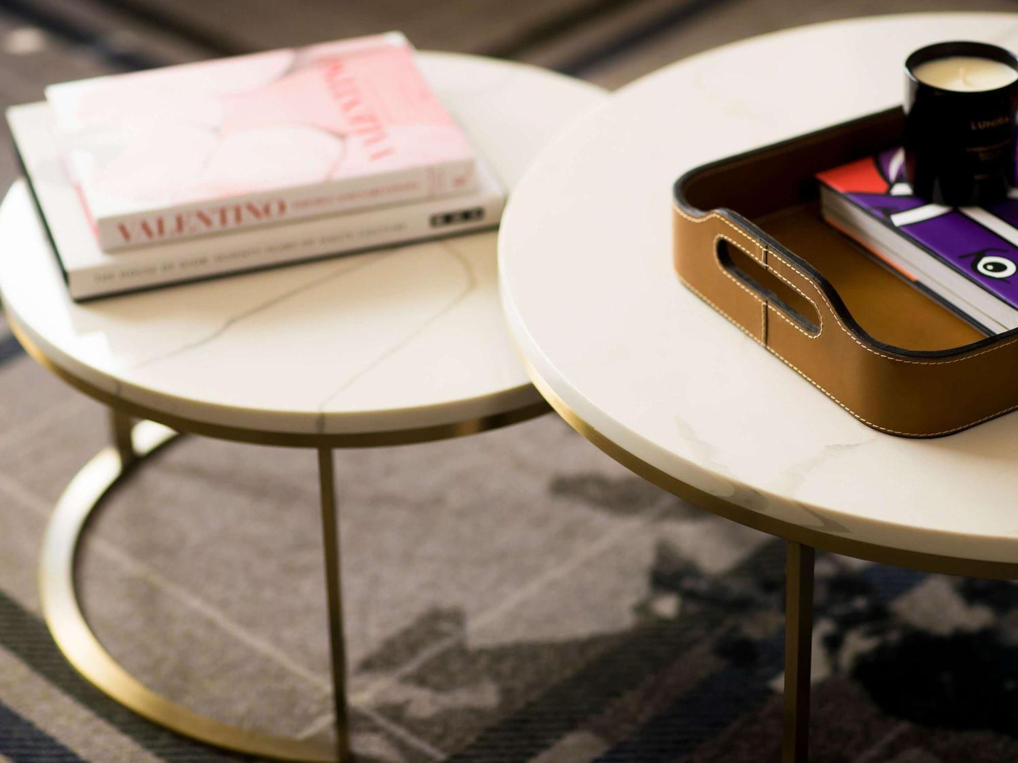 The William Inglis Mgallery Warwick Farm Exteriör bild A coffee table with a book and a tray