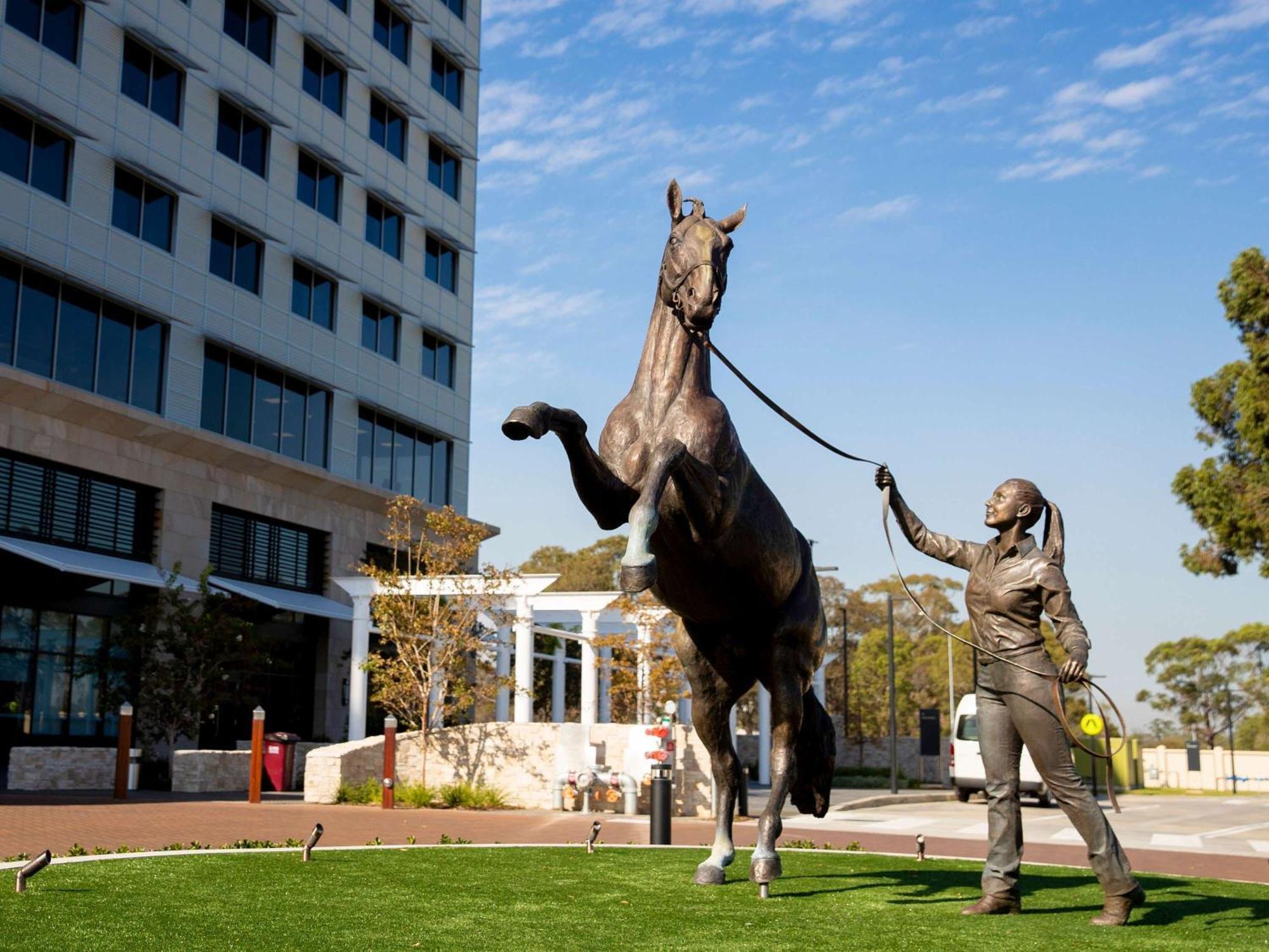 The William Inglis Mgallery Warwick Farm Exteriör bild Statue of Black Caviar at the Melbourne Racing Club